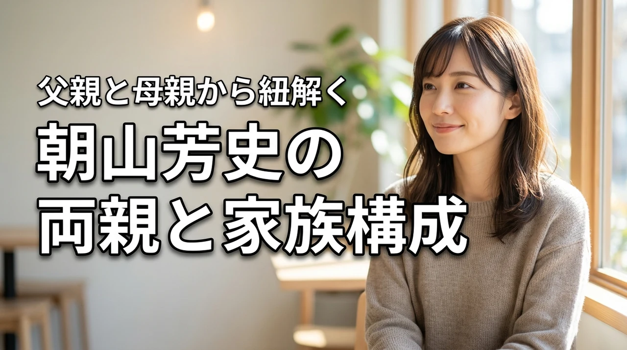 朝山芳史氏の両親はどんな人？父親や母親から紐解くその経歴と家族構成の謎