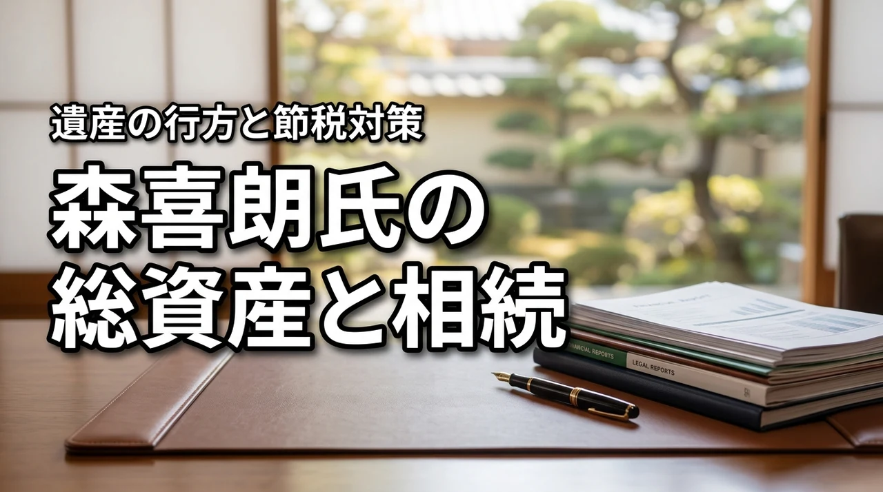 森喜朗氏の総資産と遺産はどうなる？相続の噂や気になる節税対策の真実を調査（記事のアイキャッチ画像）