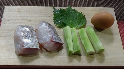 お柿揚げ（材料）