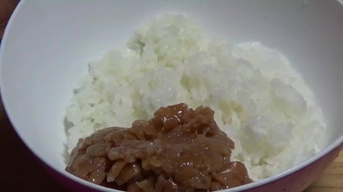 シャリアピンステーキ丼（梅ご飯）